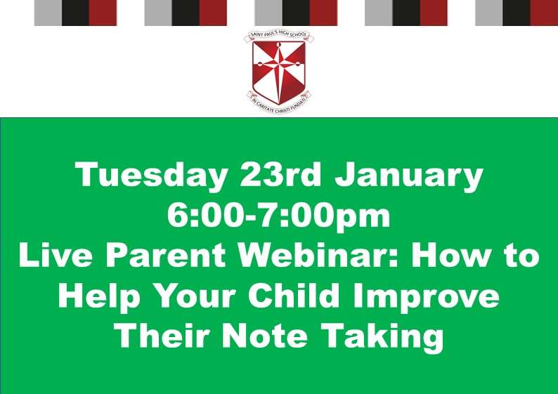 Live Parent Webinar: How to Help Your Child Improve Their Note Taking